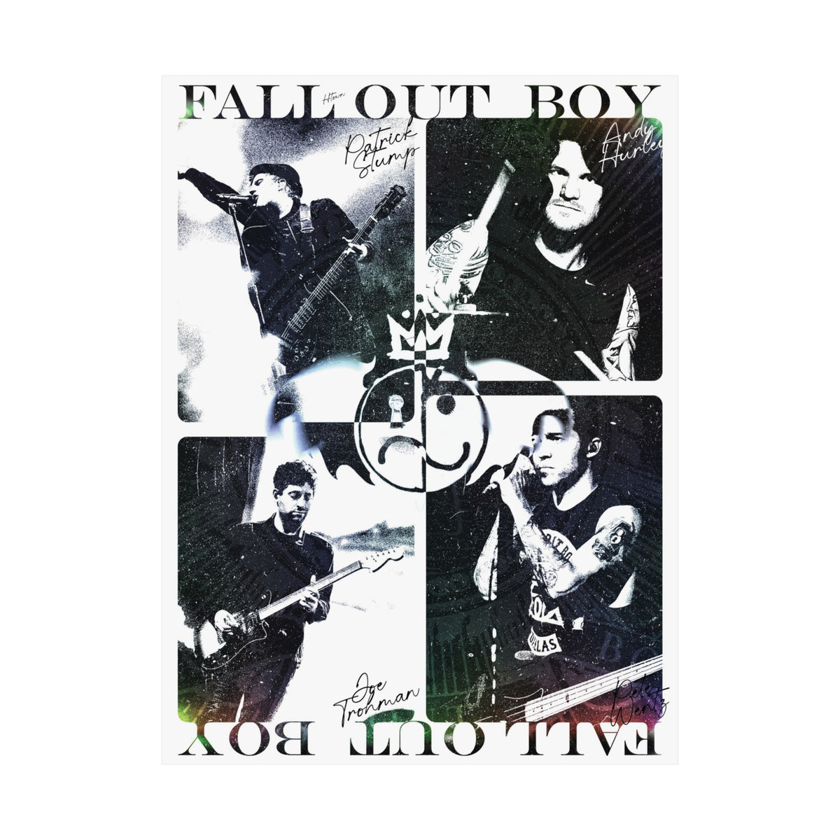 Fall Out Boy Collage Poster