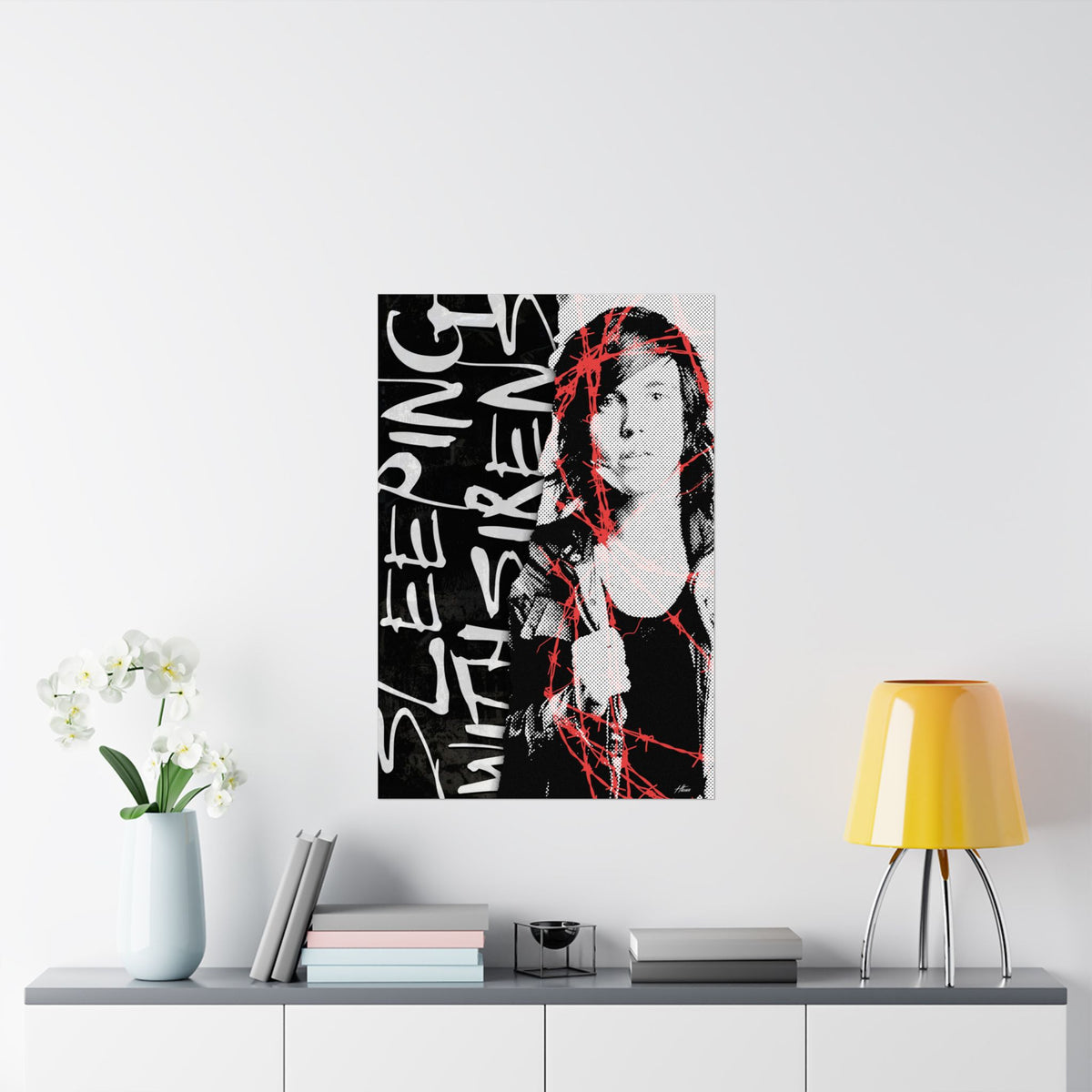 Sleeping With Sirens Kellin Quinn Red Poster