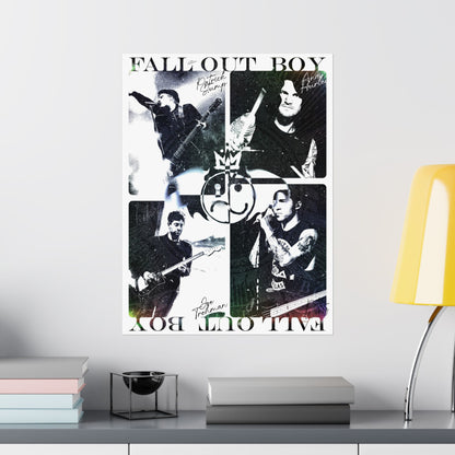 Fall Out Boy Collage Poster