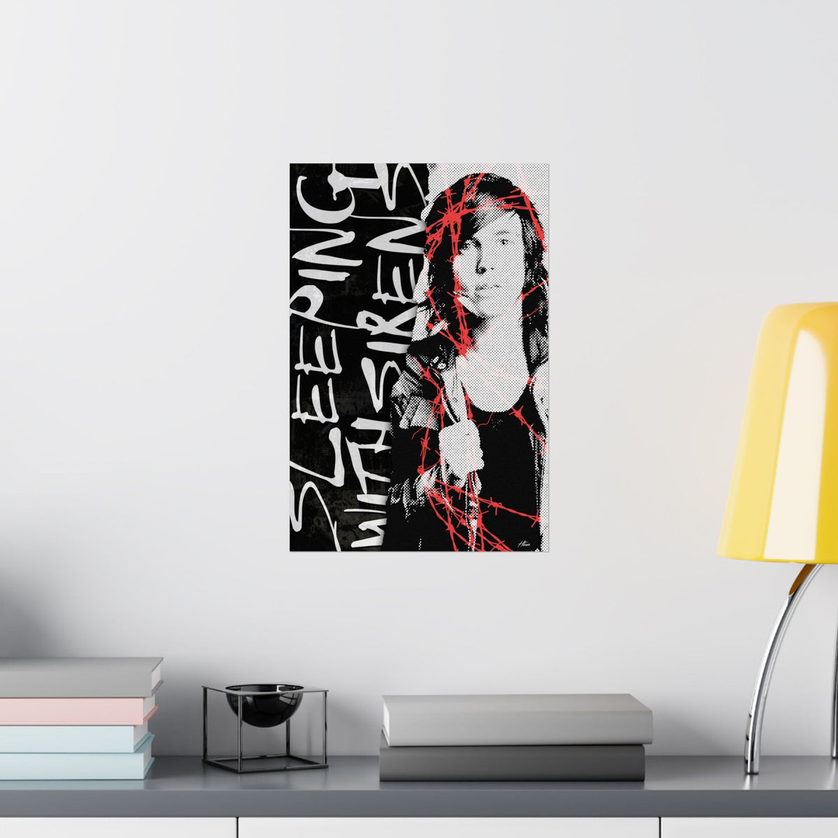 Sleeping With Sirens Kellin Quinn Red Poster