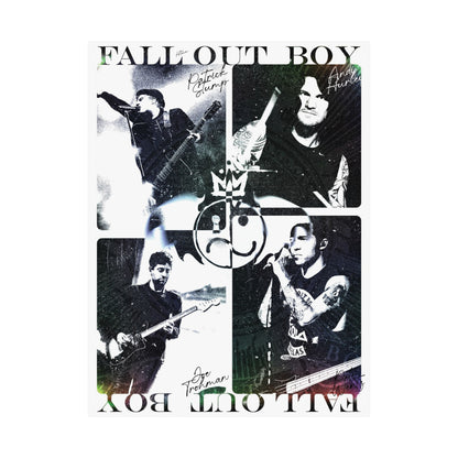 Fall Out Boy Collage Poster