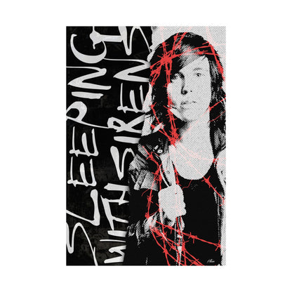 Sleeping With Sirens Kellin Quinn Red Poster