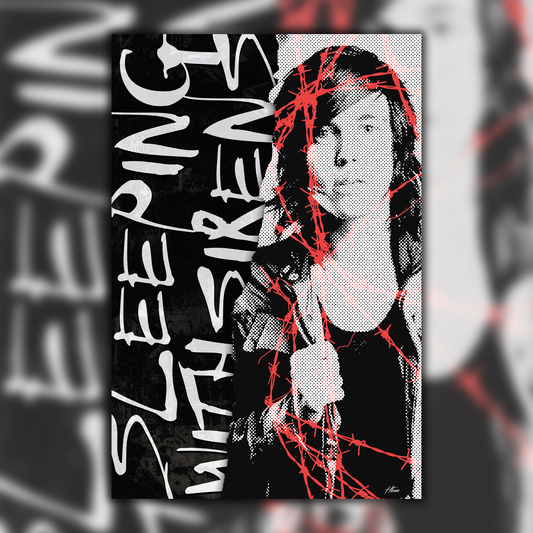 Sleeping With Sirens Kellin Quinn Red Poster